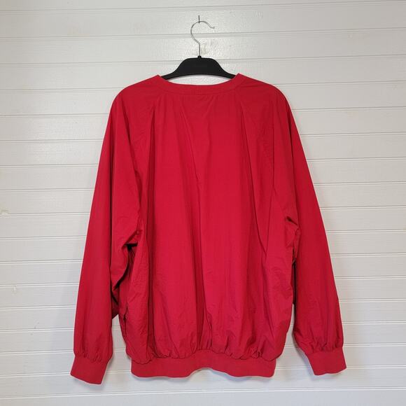 Polo by Ralph Lauren Vintage Windbreaker Crew Neck Sweatshirt Size Large Pockets - Picture 2 of 6